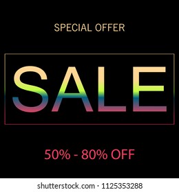 vector elegant, shiny and metal steel gradient template for chrome border, silver frame, ribbon or label design.