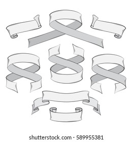 Vector elegant vintage tape. Used for gift themes, holiday, tourism and travel.