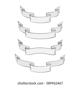 Vector elegant vintage tape. Used for gift themes, holiday, tourism and travel.