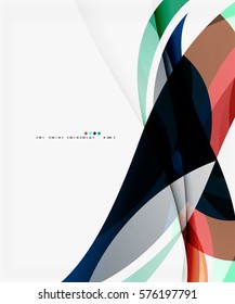 Vector elegant wave background. Template background for workflow layout, diagram, number options or web design
