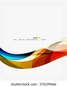 Vector elegant wave background. Template background for workflow layout, diagram, number options or web design