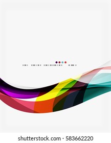 Vector elegant wave background. Template background for workflow layout, diagram, number options or web design