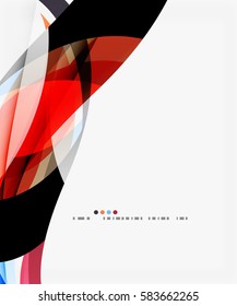 Vector elegant wave background. Template background for workflow layout, diagram, number options or web design