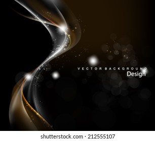 Vector Elegant Wave Design Background