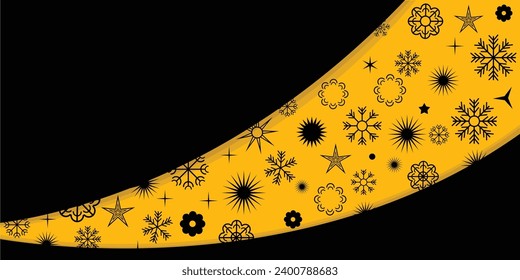 Vector elegnt background with gole snowflakes background, merry christmas, christmas, december, merry