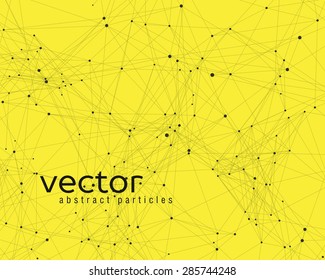 Vector element of abstract cybernetic black particles 