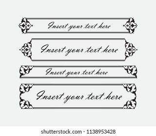 Vector element, arabesque for design template. Ornament on eastern style. Ornate decor for invitation, greeting card, wallpaper, background, web page. Islamic frame.