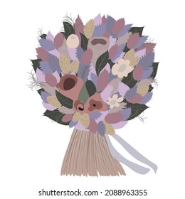 Vector element of a bouquet of flowers