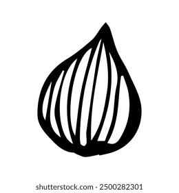 The vector element is a bow on a white