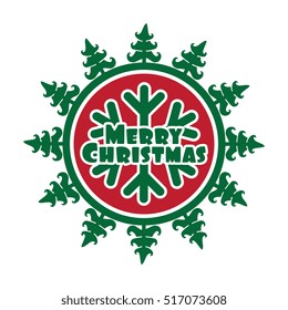 vector element christmas label