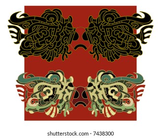 Vector element of design. Various variants of color are possible