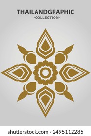 Vektorgrafik Element ethnische dekorative Ornament ethnische thailändische Illustration