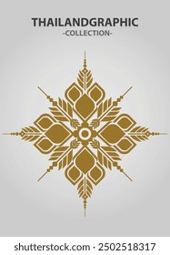 Vektorelement ethnische dekorative Ornament ethnische thailändische Illustration