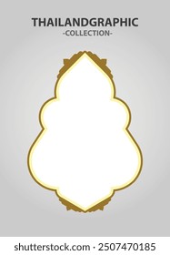 Elemento de Vector Ornamento decorativo étnico Ilustración tailandesa étnica