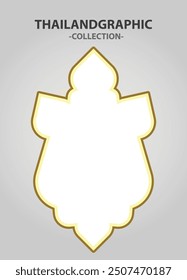 Vector element ethnic decorative ornament ethnic thai illustration