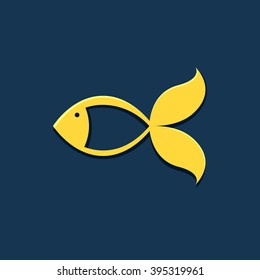 Vector element of fish