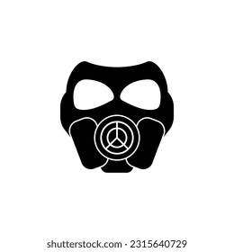 Vector element of a gas mask, Icon.