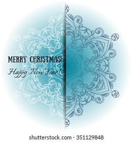 Vector element holiday snowflake  for the design.