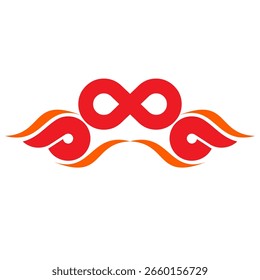 vector element illustration, symbol, fire shape logo