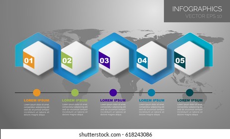 Vector element for infographic.Template for diagram, graph, presentation and chart for your business presentations.