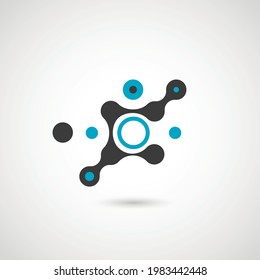 Vector element isolated shape. Connection graphic icon