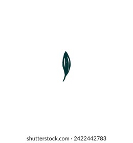 vector element leaf in green color leaf