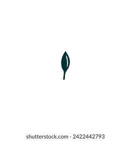 vector element leaf in green color leaf