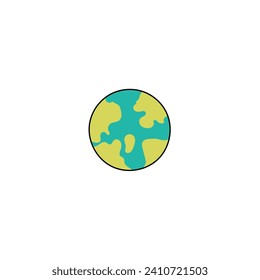 vector element outer space sticker illustration