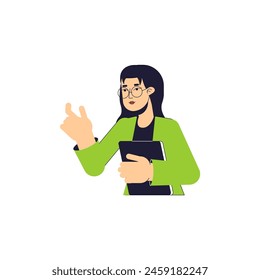 vector element of people playing with gadgets gadget