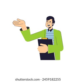 vector element of people playing with gadgets gadget