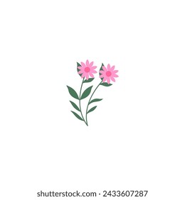 vector element pink flower floral and fauna day pink