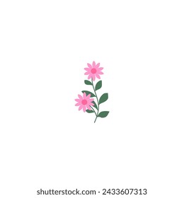vector element pink flower floral and fauna day pink
