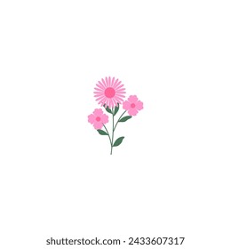 vector element pink flower floral and fauna day pink