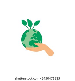 vector element save earth national earth day illustration