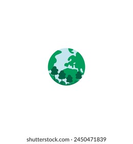 vector element save earth national earth day illustration