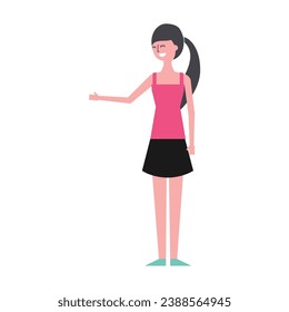 conjunto de elementos vectoriales de mujeres con creación de poses
