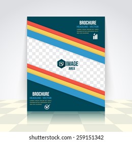 Vector Elements Business Concept Flyer, Brochure Design. Corporate Leaflet, Cover Template