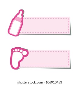 vector elements, children's labels