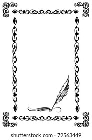 vector elements of the design on white background
