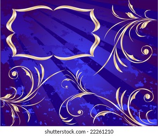 Vector elements for the designer on a dark background