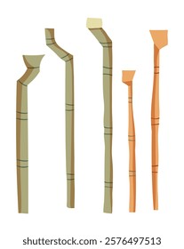 vector elements of downpipes, street pipes, downspout set, house downspout vector illustrations