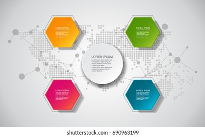 Vector elements for the infographic. Design banner template/graphic or website layout. Template for a diagram. Business concept. background illustration