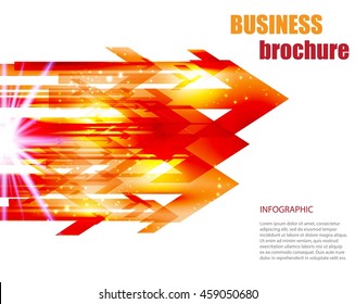 Vector elements for infographic.Flyer poster. Front page.Modern Brochure for business. Headline. Modern template for your work, presentation.Concept with business icons and place for your text. EPS10