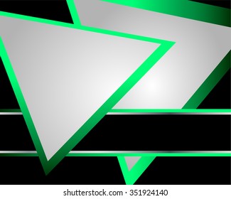 Vector elements on Green business background
