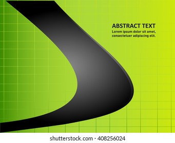 Vector elements on Green business background
