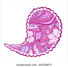vector elements for paisley pattern
