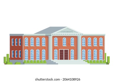 Vector elements representing school for city illustration