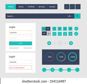 Vector elements user interface