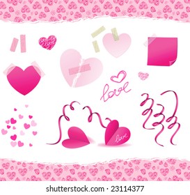 vector elements for valentine day, see also image 23114383