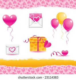vector elements for valentine day, see also image 23114377